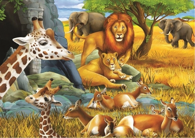 ART PUZZLE Puzzle Zvířata savany 200 dílků
