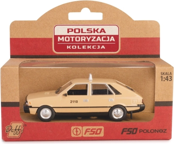 model vozu fso polonez taxi 1:43 béžový