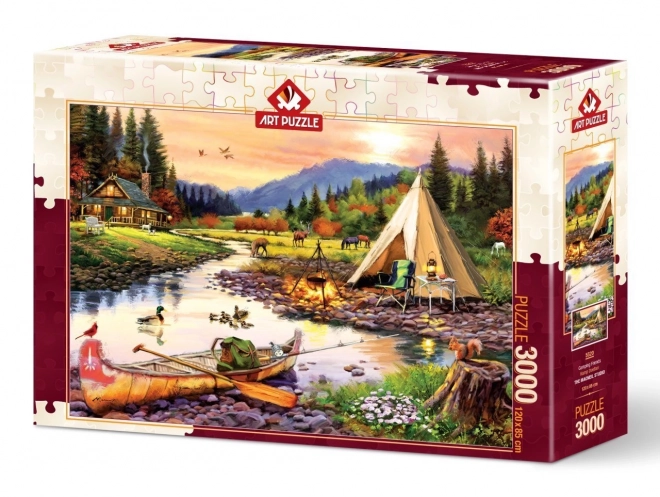 ART PUZZLE Puzzle Kempování 3000 dílků