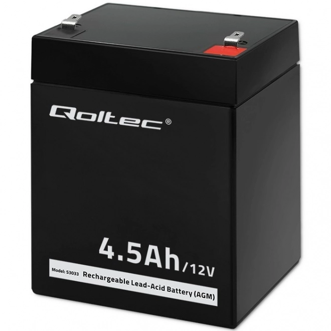 Akumulátor Qoltec AGM 12V 4.5Ah