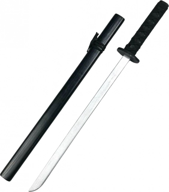 Dřevěná tréninková katana černá 70 cm