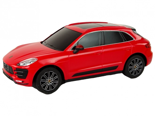 Auto R/C Porsche Macan Turbo 1:24 Rastar – Červené