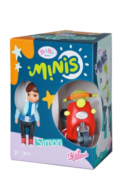BABY born Minis Sada se skútrem a panenkou