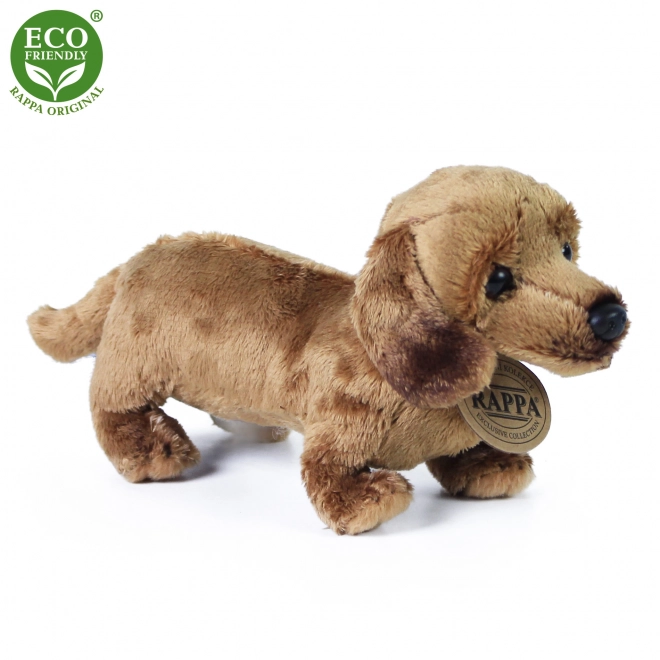Plyšový pes jezevčík stojící 2dr. 19 cm ECO-FRIENDLY