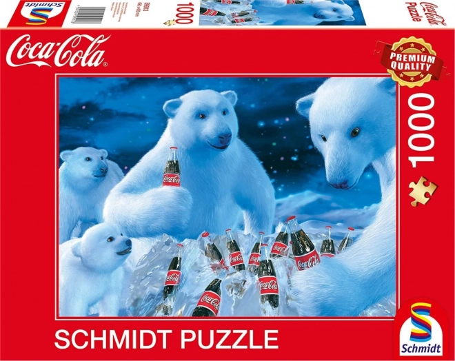 Puzzle Coca Cola Lední medvědi 1000 dílků