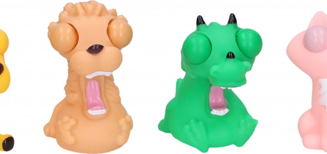 Mačkací zvířátka s kulícíma očima 8 cm