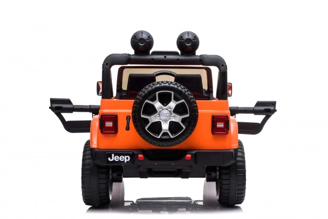 Dětské elektrické auto Jeep Wrangler Rubicon oranžové