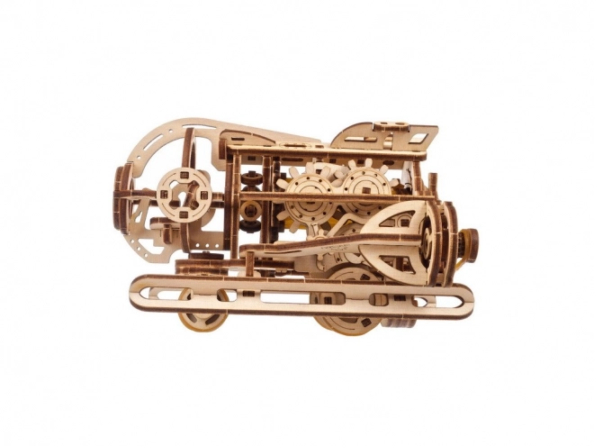 Dřevěné 3D mechanické puzzle Steampunková ponorka