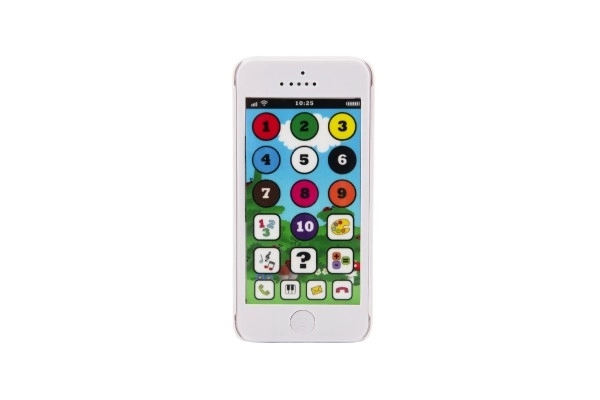 Naučný mobilní telefon pro děti s motivem Moudré Sovy