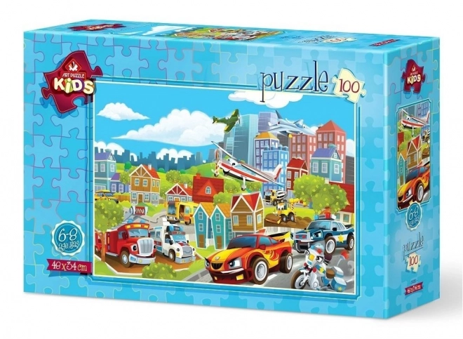 ART PUZZLE Puzzle Dopravní prostředky 100 dílků