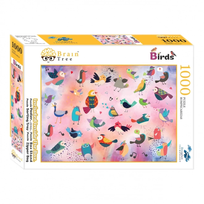 Puzzle Brain Tree pohádkoví ptáci 1000 dílků