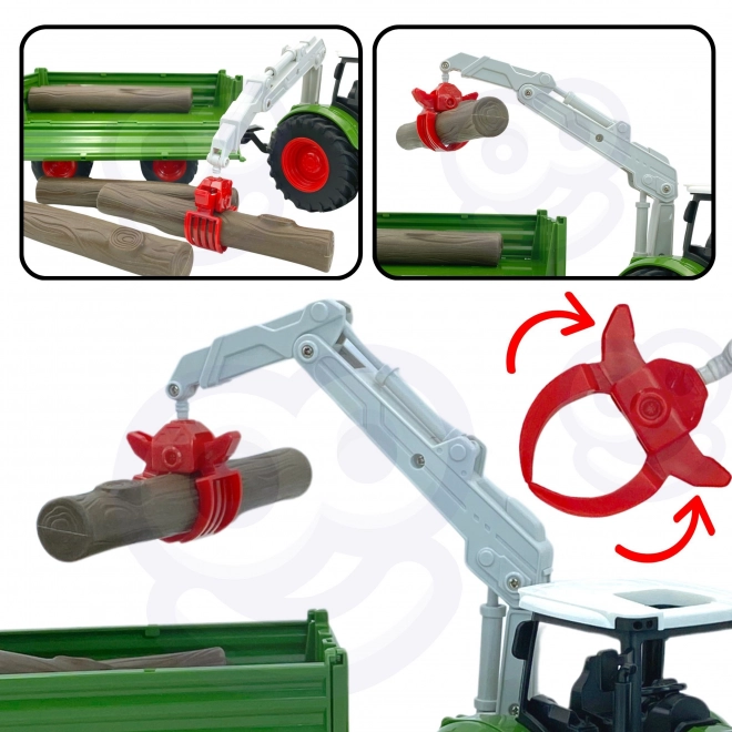 Sada zemědělských strojů traktor mini farma WOOPIE