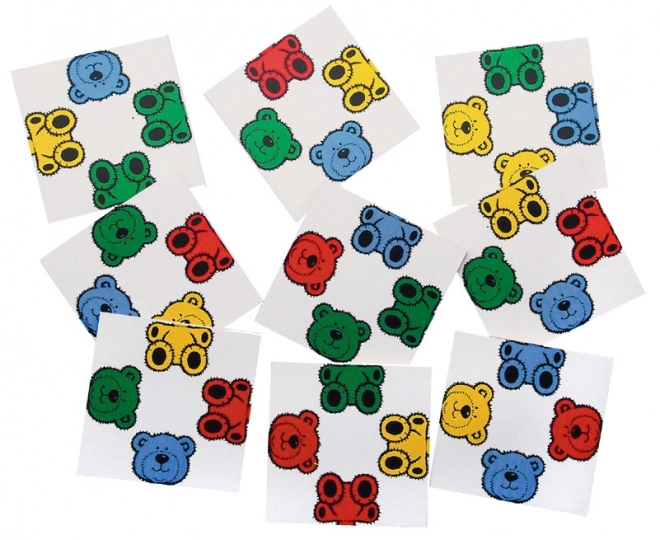 Just Jigsaws 782 Barevní medvídci - dřevěná logická hra 9 dílů