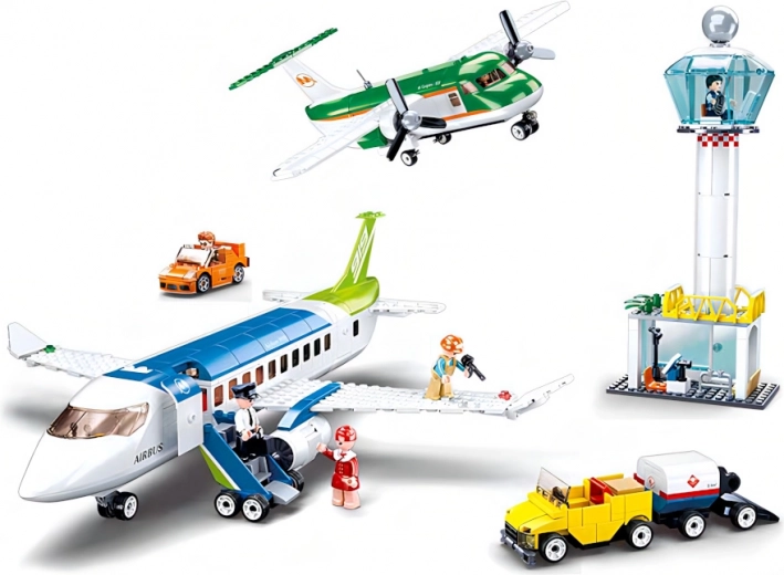 Dvě letadla a realistické letiště