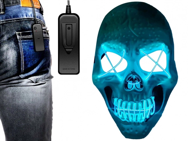 Svítící maska Halloween