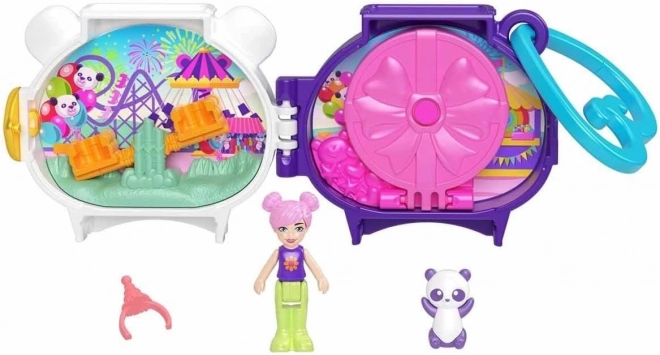 Figurka Polly Pocket s Pandou