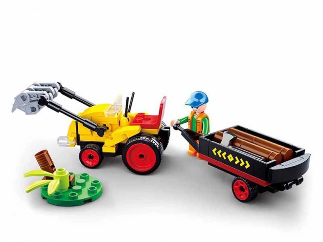 Sluban Town Farma Traktor s přívěsem