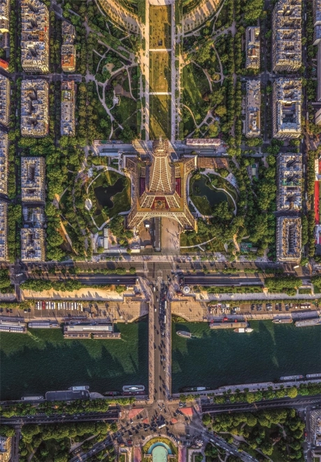 Puzzle 1500 dílků s motivem Eiffelovky - Clementoni