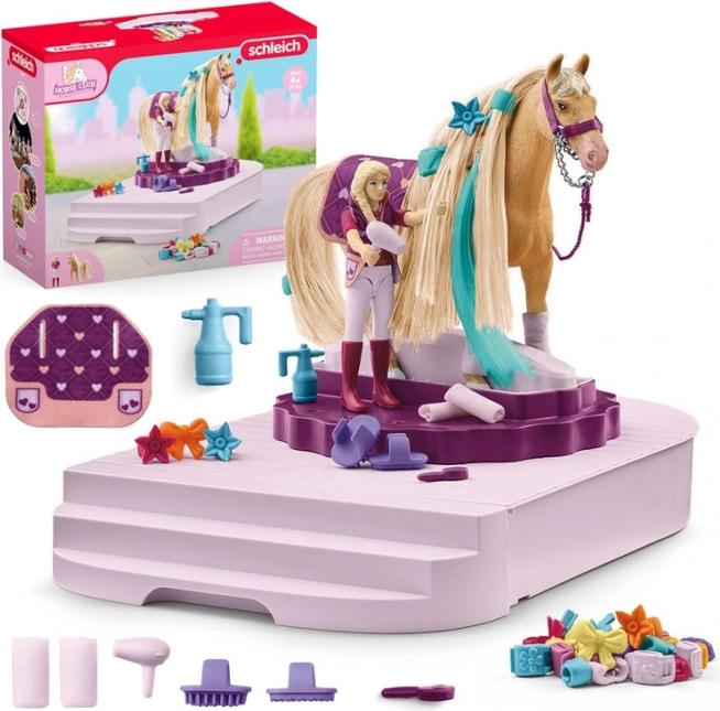 Otáčecí stanice na péči o koně Schleich Horse Club Sofia's Beauties