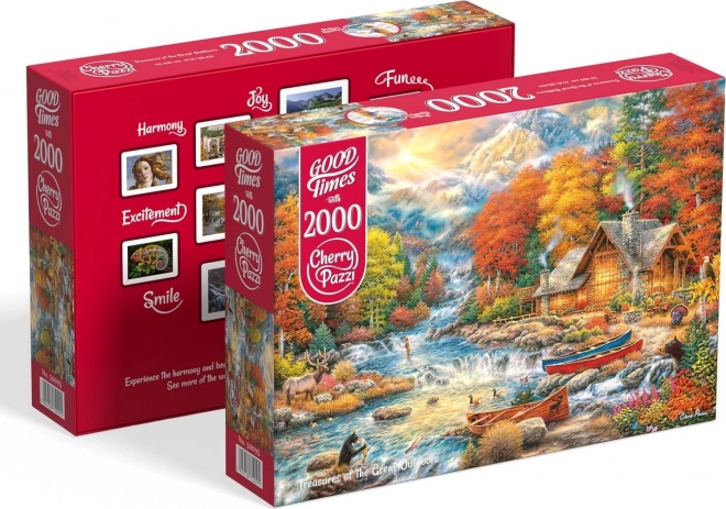Puzzle Poklady ve volné přírodě 2000 dílků
