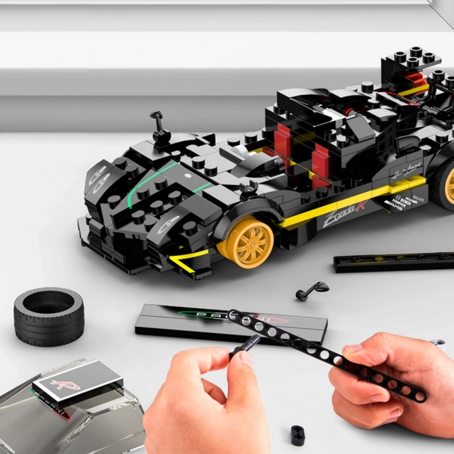 Sportovní auto Pagani Zonda R stavebnice 387 dílků