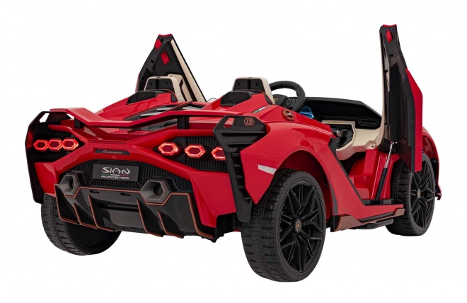 Vehicul electric Lamborghini SIAN – Červené