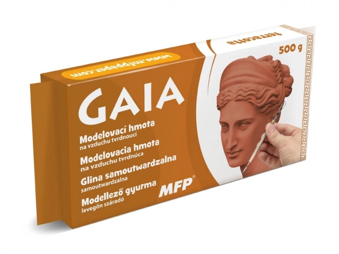 Modelovací hmota Gaia terracotta 500g