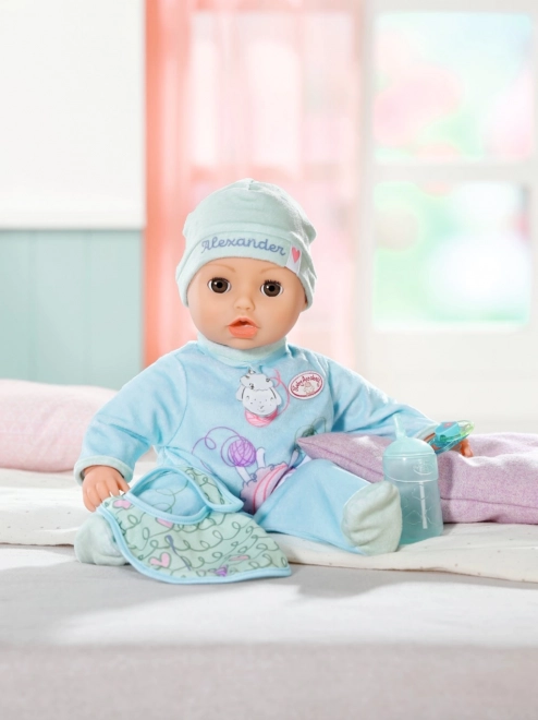 Interaktivní panenka Baby Annabell Alexander, 43 cm