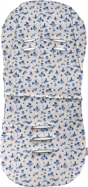 Podložka do kočárku z paměťové pěny Sailor Blue