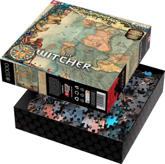 Puzzle Zaklínač: Severní království 1000 dílků