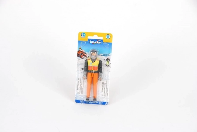Bruder BWORLD Figurka řidiče sněžného skútru - náhradní díl