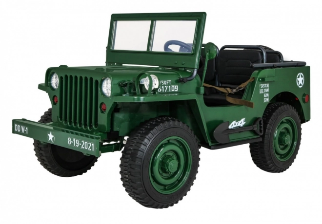 Dětský vojenský retro terénní vůz 4x4