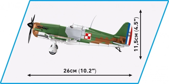 COBI 5724 II WW Morane-Saulnier MS.406, 1:32, 317 k, 1 f