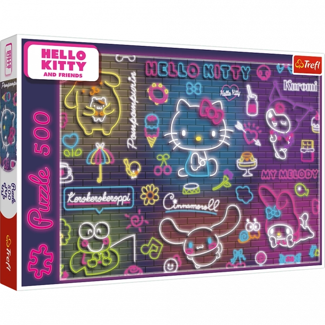 Puzzle Neon Hello Kitty 500 dílků