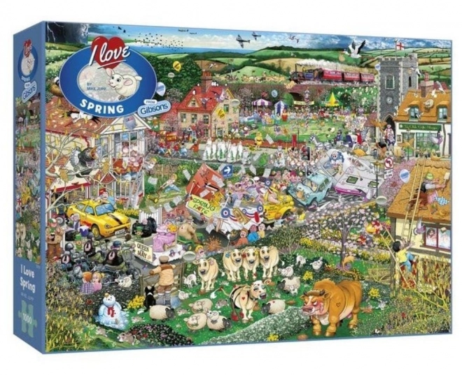 Puzzle Miluji jaro 1000 dílků