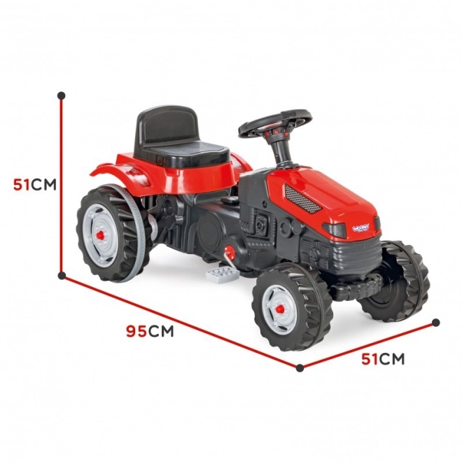 Traktor na pedály Farmer GoTrac s tichými koly