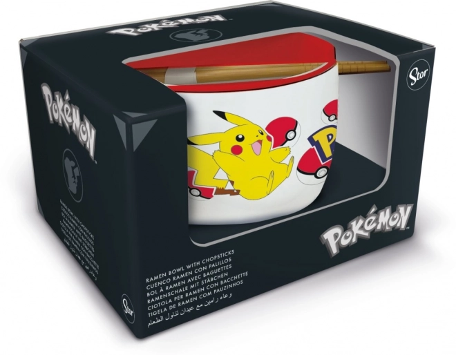 Pokémon ramen miska a hůlky dárkový set