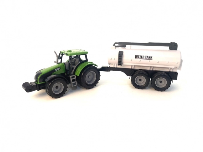 Traktor na setrvačník s přívěsem