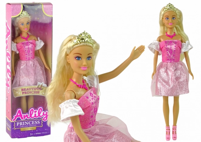 Lalka Anlily Princezna v Růžových Šatech