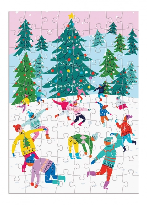 Adventní kalendář s puzzle Galison - 12v1