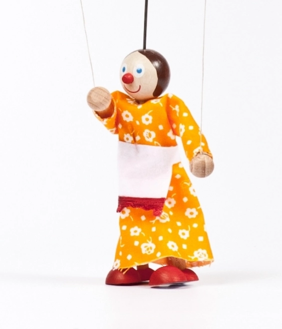 Dřevěná loutka Maminka