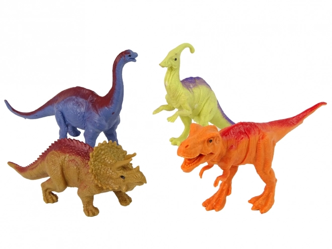 Sada dinosaurích figurek s doplňky, 15 ks