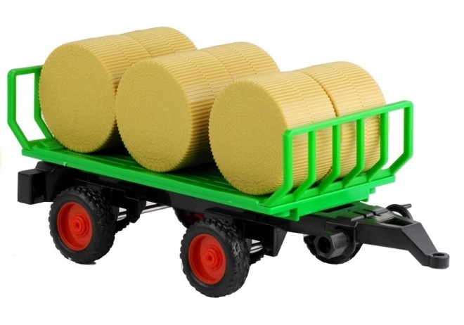 Traktor s přívěsem na seno Světla do hry 37,5 cm