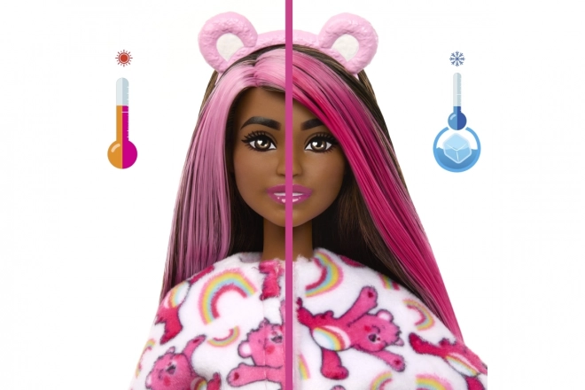 Brb cutie reveal barbie a starostliví medvídci - růžová