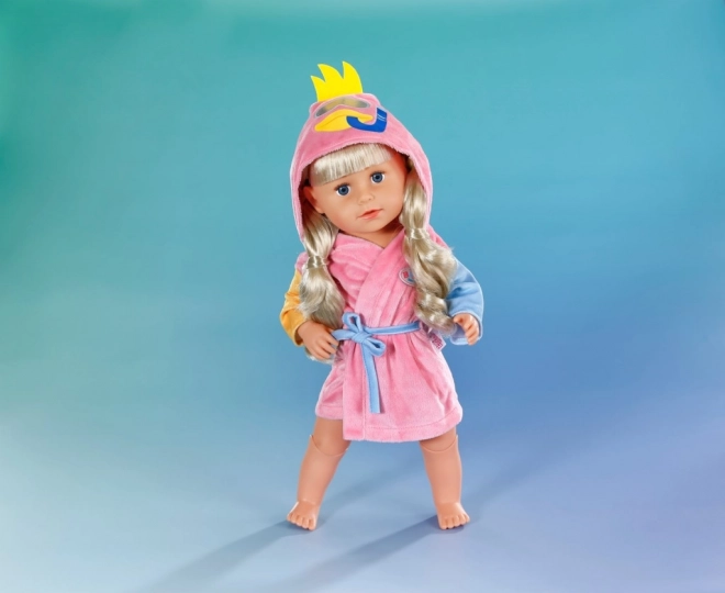 Baby born růžový župan pro panenky