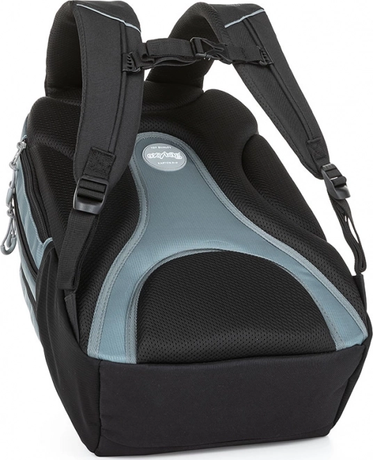 Studentský batoh OXY Sport Black Grey s etue