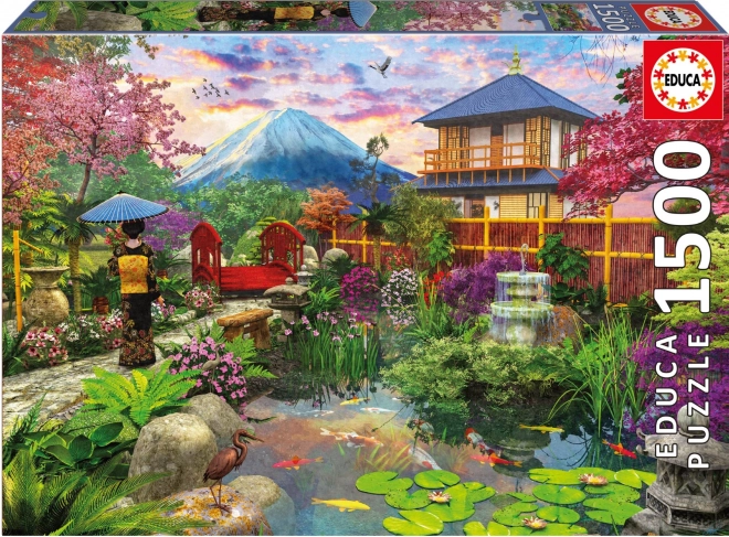 Japonská zahrada puzzle 1500 dílků
