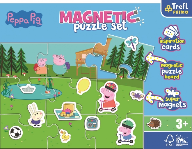 Magnetické puzzle Peppino hřiště, Prasátko Peppa