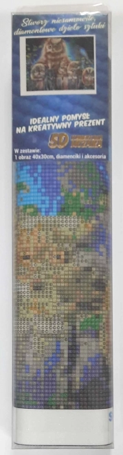 Diamantové malování Lesní strážci 30x40 cm