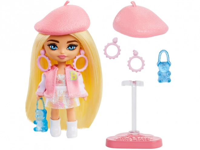 Barbie Extra Mini Minis růžová bejsbolka